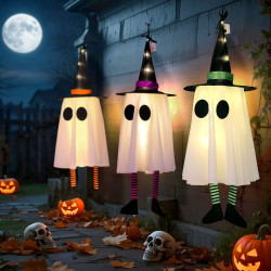 萬聖節巫師幽靈吊鬼掛件halloween恐怖氛圍鬼屋裝飾布置掛飾道具