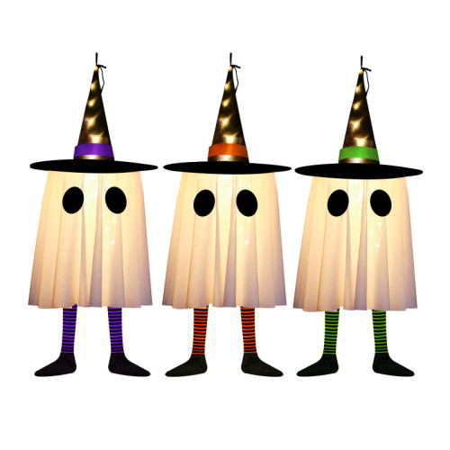 萬聖節巫師幽靈吊鬼掛件halloween恐怖氛圍鬼屋裝飾布置掛飾道具 萬聖節巫師幽靈吊鬼掛件halloween恐怖氛圍鬼屋裝飾布置掛飾道具