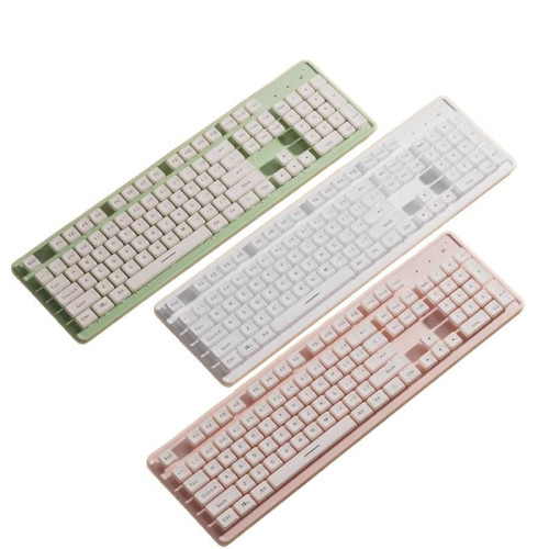 巧克力靜音鍵盤無線有線滑鼠套裝打字筆電桌上型電腦辦公通用女生 巧克力靜音鍵盤無線有線滑鼠套裝打字筆電桌上型電腦辦公通用女生