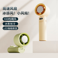 新款手持製冷風扇 家用桌面折曡冷敷風扇戶外可攜式usb迷你風扇