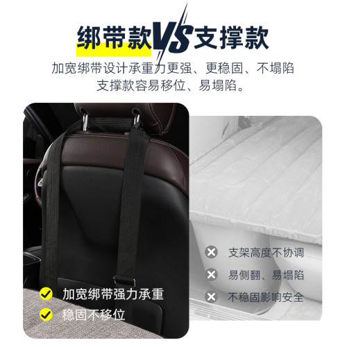 車用折曡床可攜式後排睡墊棉麻亞麻轎車SUV旅行床免充氣式折曡床 車用折曡床可攜式後排睡墊棉麻亞麻轎車SUV旅行床免充氣式折曡床