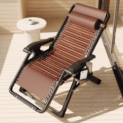 躺椅折曡午休辦公室家用陽台休閒椅子老人沙灘午睡靠椅沙發懶人椅