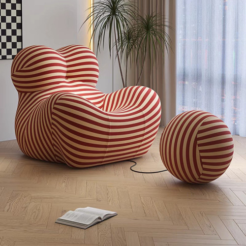 媽媽的懷抱布藝休閒單人沙發椅意式極簡網紅陽台懶人躺椅子壓縮款 媽媽的懷抱布藝休閒單人沙發椅意式極簡網紅陽台懶人躺椅子壓縮款