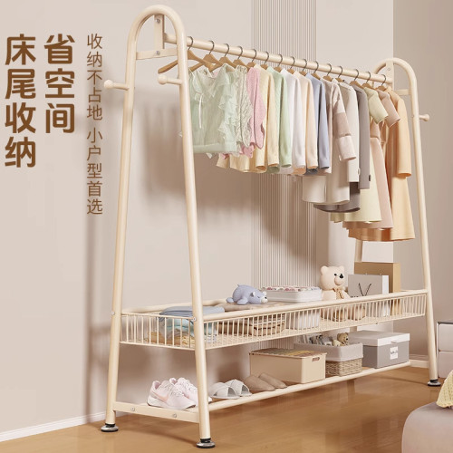 簡易衣帽架落地室內晾衣架收納架家用臥室落地掛衣服架子陽台掛架 簡易衣帽架落地室內晾衣架收納架家用臥室落地掛衣服架子陽台掛架