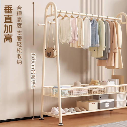 簡易衣帽架落地室內晾衣架收納架家用臥室落地掛衣服架子陽台掛架 簡易衣帽架落地室內晾衣架收納架家用臥室落地掛衣服架子陽台掛架