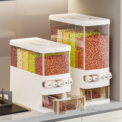 五穀雜糧米桶家用食品級防蟲防潮密封分格收納盒儲物罐20斤裝米缸