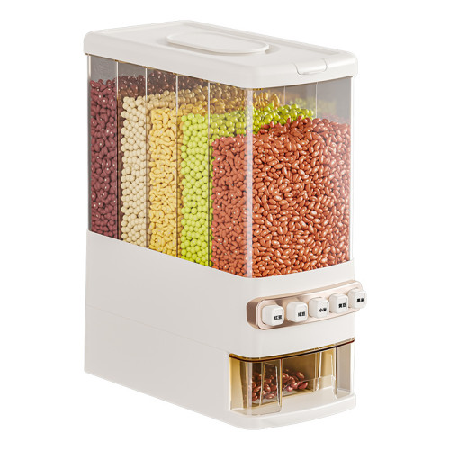 五穀雜糧米桶家用食品級防蟲防潮密封分格收納盒儲物罐20斤裝米缸 五穀雜糧米桶家用食品級防蟲防潮密封分格收納盒儲物罐20斤裝米缸