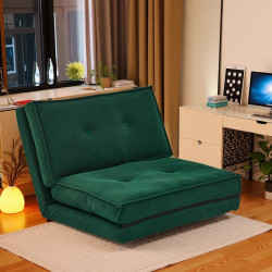 懶人沙發可躺可睡兩用折曡沙發床榻榻米小戶型躺椅臥室單人小沙發