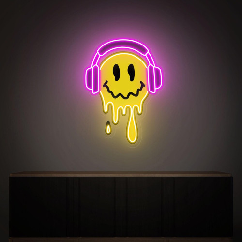 笑臉LED燈柴郡貓微笑霓虹燈牆壁裝飾5Vled霓虹燈造型發光氛圍