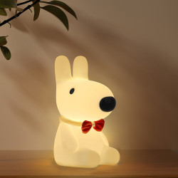 波比狗小夜燈網紅爆款矽膠拍拍燈爆款床頭擺件氛圍燈充電夜燈