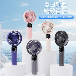 超強力風長續航靜音六檔可調可掛可立戶外旅行手持降溫神器小風扇