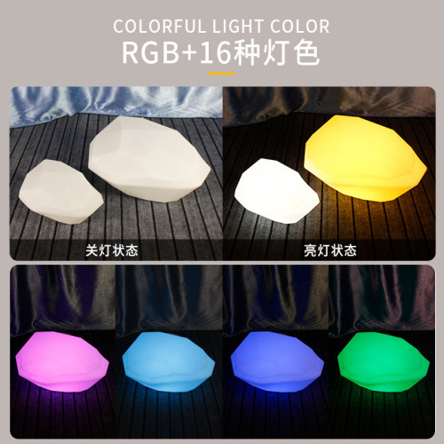 戶外夜景LED發光仿真石頭燈 景觀防水公園別墅庭院草坪燈 戶外夜景LED發光仿真石頭燈 景觀防水公園別墅庭院草坪燈