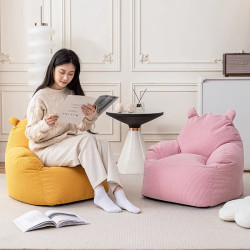 兒童懶人沙發臥室可愛寶寶閲讀座椅休閒單人窩窩小沙發可躺沙發椅