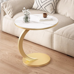 輕奢茶幾大理石邊幾客廳沙發邊桌陽台小圓桌床邊櫃創意角幾小桌子