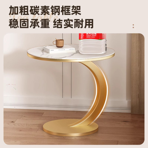 輕奢茶幾大理石邊幾客廳沙發邊桌陽台小圓桌床邊櫃創意角幾小桌子 輕奢茶幾大理石邊幾客廳沙發邊桌陽台小圓桌床邊櫃創意角幾小桌子