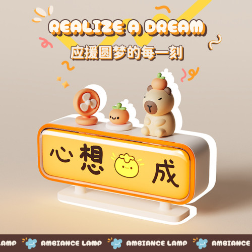 創意USB氛圍小夜燈 閨蜜朋友禮物 顯示屏擺件 辦公桌助威小夜燈 創意USB氛圍小夜燈 閨蜜朋友禮物 顯示屏擺件 辦公桌助威小夜燈