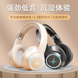 頭戴式藍牙耳機無線可插卡電競遊戯降噪爆款