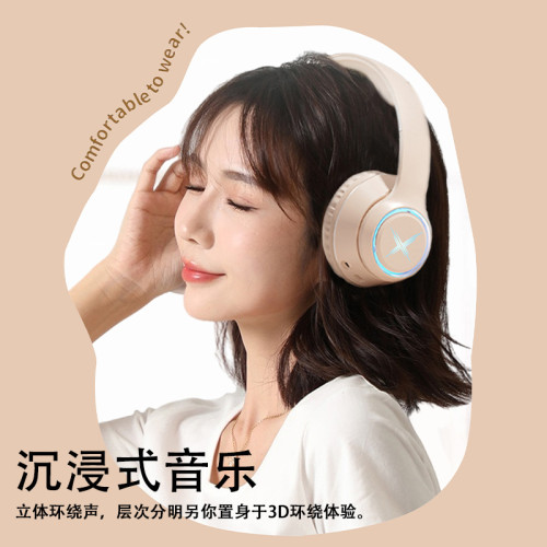 頭戴式藍牙耳機無線可插卡電競遊戯降噪爆款 頭戴式藍牙耳機無線可插卡電競遊戯降噪爆款