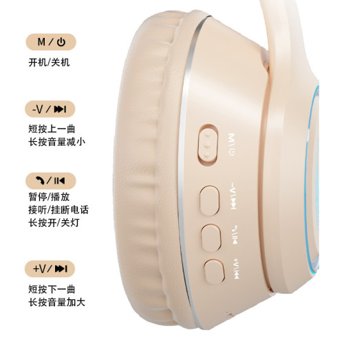 頭戴式藍牙耳機無線可插卡電競遊戯降噪爆款 頭戴式藍牙耳機無線可插卡電競遊戯降噪爆款