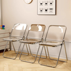 塑膠折曡椅子家用靠背椅網紅拍照椅宿舍餐椅會議辦公椅戶外折曡凳