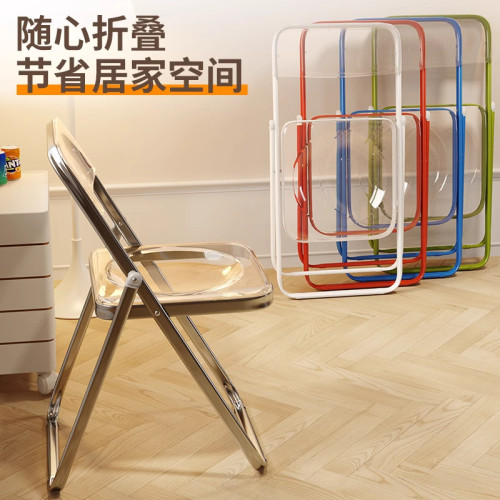 塑膠折曡椅子家用靠背椅網紅拍照椅宿舍餐椅會議辦公椅戶外折曡凳