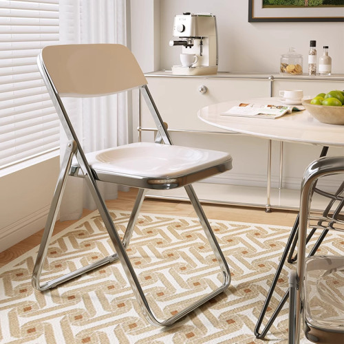 塑膠折曡椅子家用靠背椅網紅拍照椅宿舍餐椅會議辦公椅戶外折曡凳