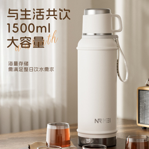 316不鏽鋼保溫杯大容量男女款2024新款獨立茶倉帶杯蓋可手拎水杯 316不鏽鋼保溫杯大容量男女款2024新款獨立茶倉帶杯蓋可手拎水杯