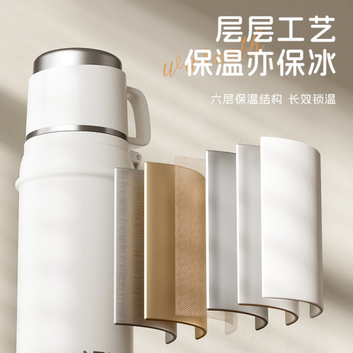 316不鏽鋼保溫杯大容量男女款2024新款獨立茶倉帶杯蓋可手拎水杯 316不鏽鋼保溫杯大容量男女款2024新款獨立茶倉帶杯蓋可手拎水杯