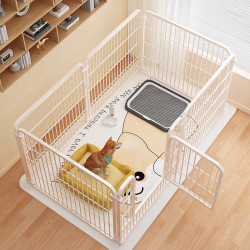 寵物圍欄室內家用自由組合狗籠子中小型犬泰迪薩摩耶加高加粗狗窩