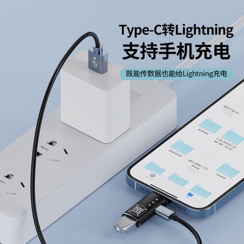 金屬款轉接頭TYPE-C轉lightning快速接U盤數據傳輸可充電耳機聽歌