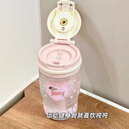 茶倉吸管杯夏季大容量雙飲塑膠杯高顔值水杯茶水分離杯子手提可愛 茶倉吸管杯夏季大容量雙飲塑膠杯高顔值水杯茶水分離杯子手提可愛