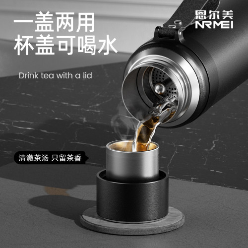 保溫杯男款大容量機械顯溫2025新款可攜式茶水分離316L泡茶杯子水壺 保溫杯男款大容量機械顯溫2025新款可攜式茶水分離316L泡茶杯子水壺