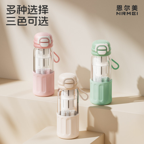 高顔值吸管杯2025新款女防摔耐高溫玻璃杯孕婦專用躺喝水兒童水杯 高顔值吸管杯2025新款女防摔耐高溫玻璃杯孕婦專用躺喝水兒童水杯