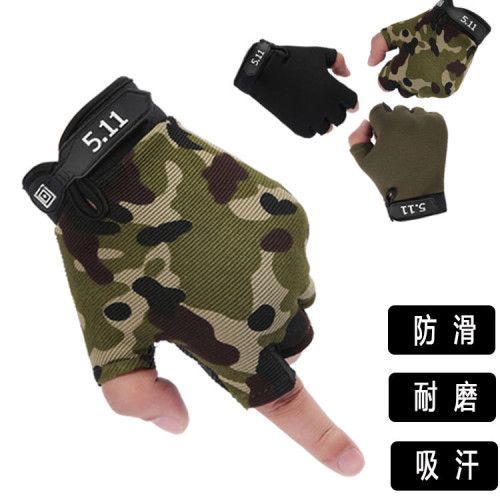 健身半指手套男運動薄款健身房擼鐵瑜珈壺鈴登山攀巖戰術訓練手套