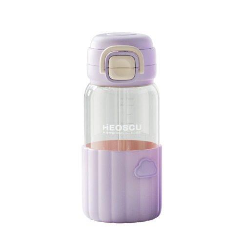 大容量吸管杯高硼矽玻璃2025新款女高顔值可攜式刻度孕婦兒童專用 大容量吸管杯高硼矽玻璃2025新款女高顔值可攜式刻度孕婦兒童專用