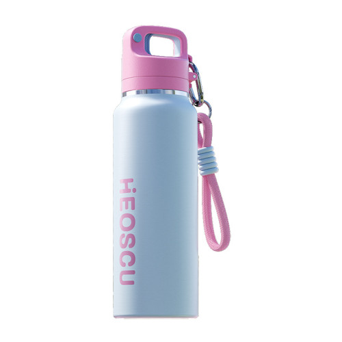 騎行車用一鍵開蓋泡茶保溫杯女戶外運動可攜式不鏽鋼保溫大容量水杯 騎行車用一鍵開蓋泡茶保溫杯女戶外運動可攜式不鏽鋼保溫大容量水杯