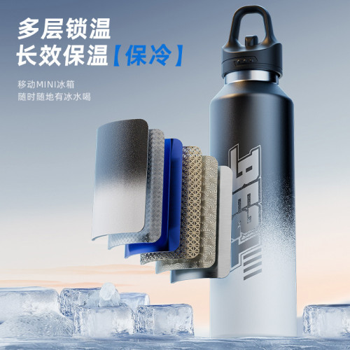 保溫杯大容量男無螺紋單手開蓋運動水杯25新款學生戶外登山保冷杯 保溫杯大容量男無螺紋單手開蓋運動水杯25新款學生戶外登山保冷杯