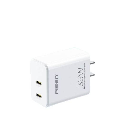 品勝適用蘋果16plus手機充電器PD35W快充雙C充電器15pro氮化鎵頭