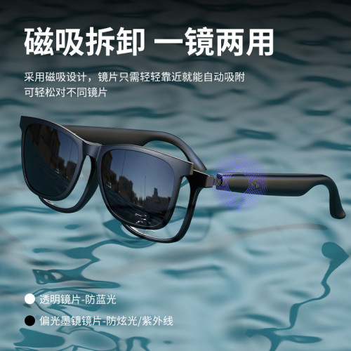 HYUNDAI現代G11藍牙智能AI翻譯眼鏡同聲傳譯實時磁吸墨鏡防紫外線