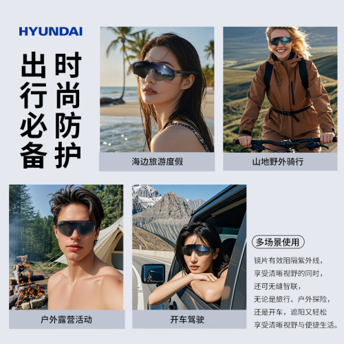 HYUNDAI現代HY-G13智能AI眼鏡同聲傳譯144種語言實時翻譯聽歌通話