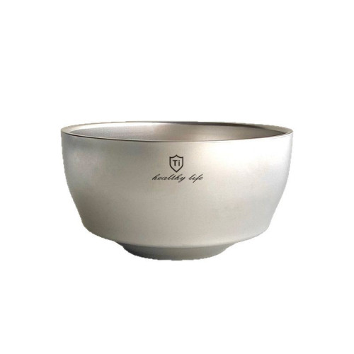 鈦淨化304不鏽鋼飯碗 圓形雙層隔熱碗學校食堂加厚防燙防摔大湯碗 鈦淨化304不鏽鋼飯碗 圓形雙層隔熱碗學校食堂加厚防燙防摔大湯碗