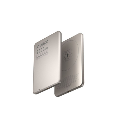 超薄金屬MagSafe磁吸無線充電寶5000安培PD20W快充小巧可攜式電源 超薄金屬MagSafe磁吸無線充電寶5000安培PD20W快充小巧可攜式電源