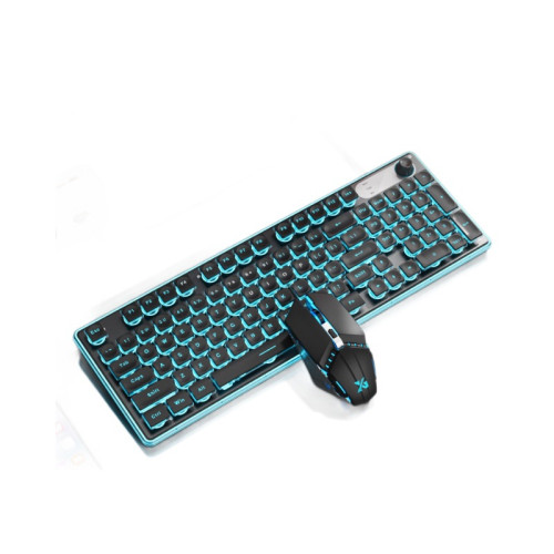 炫光F98有線靜音鍵盤高顔值機械手感背光平板筆記型電腦打字辦公 炫光F98有線靜音鍵盤高顔值機械手感背光平板筆記型電腦打字辦公