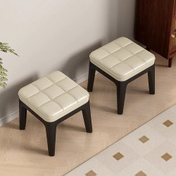 矮凳加厚軟包凳可曡放門口換鞋凳現代簡約家用客廳塑膠小板凳凳子
