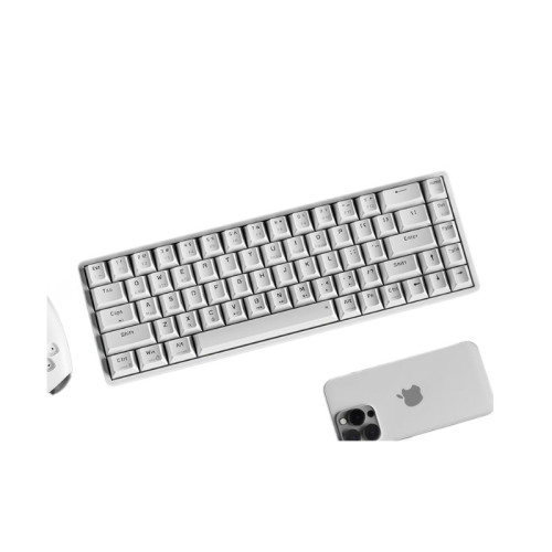 前行者MT68無線機械鍵盤小型可攜式藍牙雙模辦公滑鼠套裝