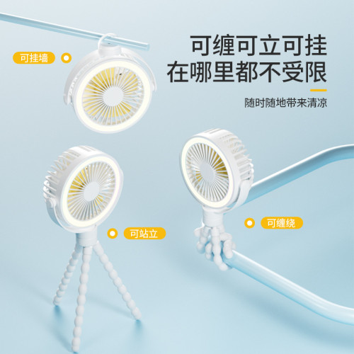 八爪魚嬰兒車風扇戶外多功能充電續航無刷電機小風扇 八爪魚嬰兒車風扇戶外多功能充電續航無刷電機小風扇
