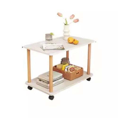 沙發邊幾客廳小桌子家用茶幾可移動出租房用床頭方桌奶油風置物架 沙發邊幾客廳小桌子家用茶幾可移動出租房用床頭方桌奶油風置物架