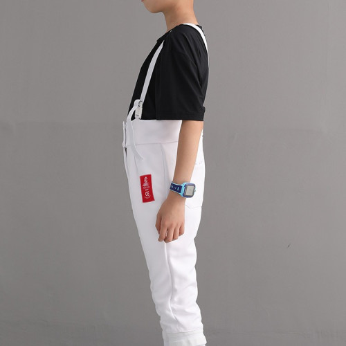 擊劍褲子350N防刺七分背帶褲兒童成人訓練比賽花劍重劍褲劍擊褲子 擊劍褲子350N防刺七分背帶褲兒童成人訓練比賽花劍重劍褲劍擊褲子