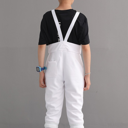 擊劍褲子350N防刺七分背帶褲兒童成人訓練比賽花劍重劍褲劍擊褲子 擊劍褲子350N防刺七分背帶褲兒童成人訓練比賽花劍重劍褲劍擊褲子