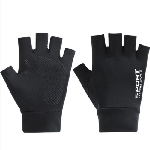 騎行手套戶外公路山地車自行車單車露二指半指釣魚路亞健身護手套 騎行手套戶外公路山地車自行車單車露二指半指釣魚路亞健身護手套